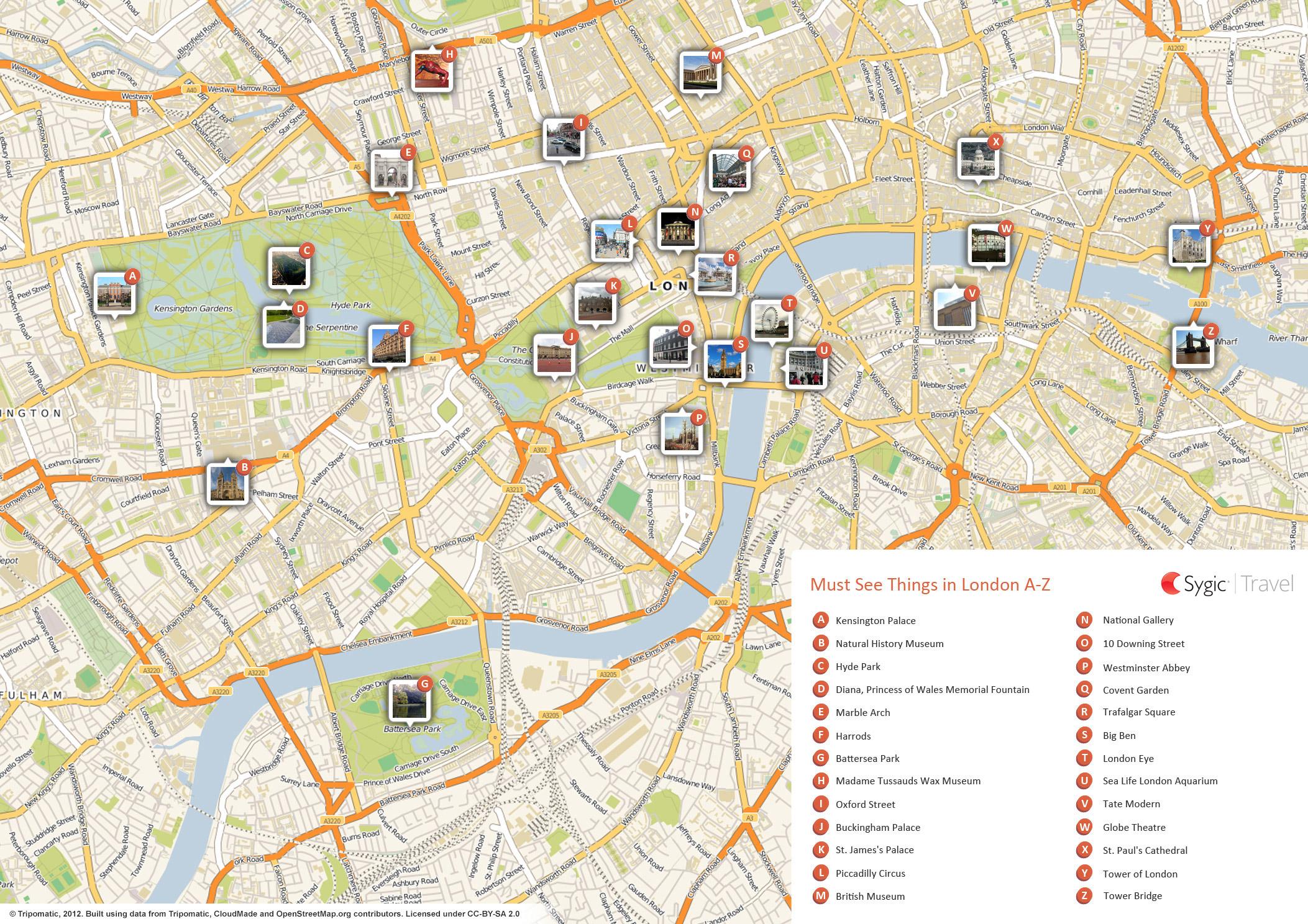 london térkép London látnivalók térkép   London Térkép látnivalók (Anglia) london térkép
