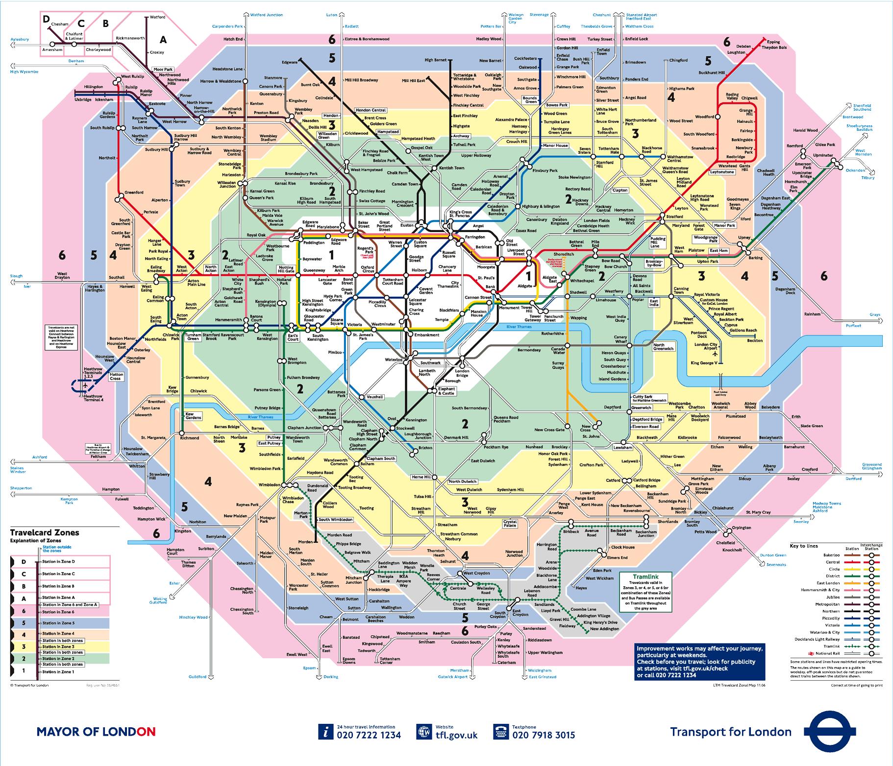 london térkép London zóna térkép   London térkép zónák (Anglia) london térkép